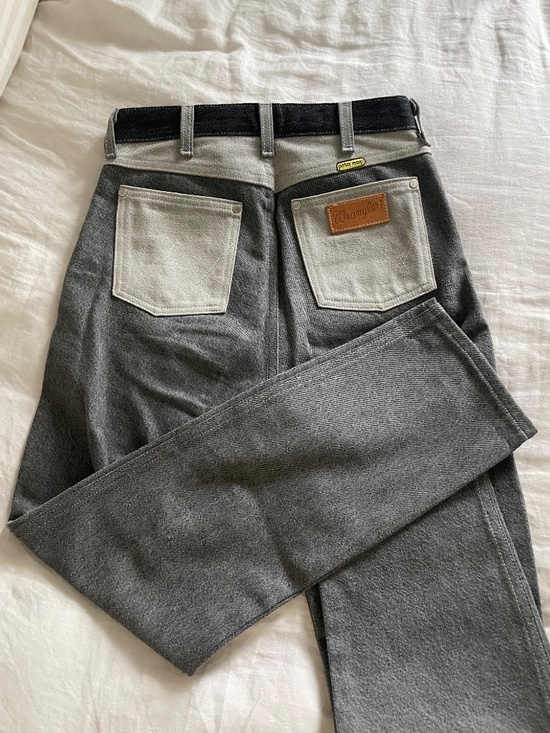 Wrangler Retro Denim - Peter Max x Wrangler colorblock denim  '70s retro straight jeans